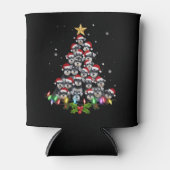 Weihnachts-Schnauzer-Hund-Baum Weihnachten Xmas Ha Dosenkühler (Vorderseite)