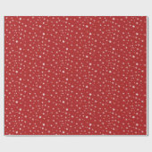 Weihnachts-Schneedecke Geschenkpapier (Flach)