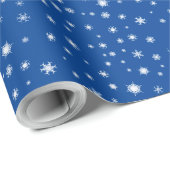 Weihnachts-Schneedecke Geschenkpapier (Rolleneckpunkt)