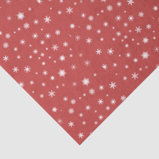 Weihnachts-Schneedecke Seidenpapier (Detail)