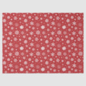 Weihnachts-Schneedecke Seidenpapier (Vorderseite)