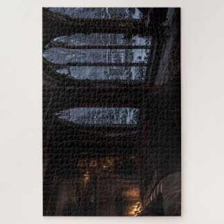 Weihnachts-Schneefall-Schlafzimmer-Puzzle Puzzle