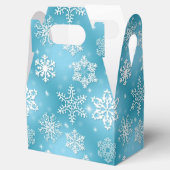 Weihnachts-Schneeflocke Geschenkschachtel (Geöffnet)