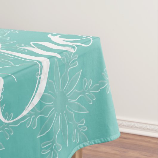 Weihnachts-Schneeflocke Schnee Frische Tablette Tischdecke (Beispiel)