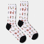 Weihnachts-Schneeflocke Socken (Rechts)