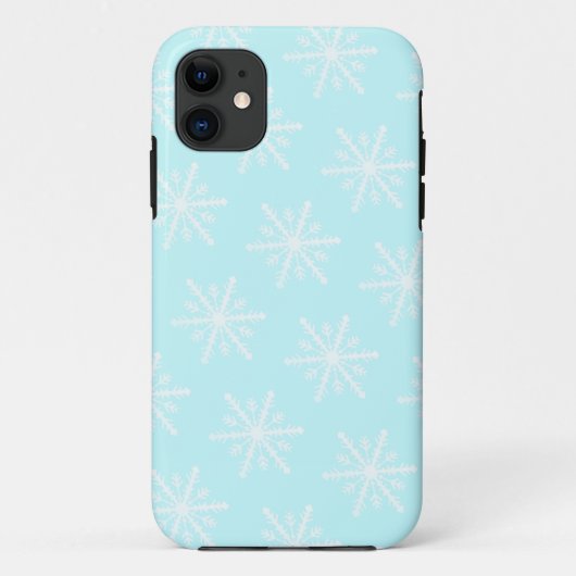 Weihnachts-Schneeflocken Case-Mate iPhone Hülle (Rückseite)