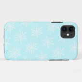 Weihnachts-Schneeflocken Case-Mate iPhone Hülle (Rückseite (Horizontal))