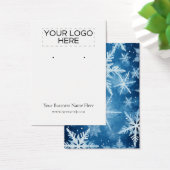 Weihnachts-Schneeflocken-Erd-Display-Karte (Schreibtisch)