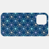 Weihnachts-Schneeflocken-Feiermuster Case-Mate iPhone Hülle (Rückseite (Horizontal))
