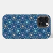 Weihnachts-Schneeflocken-Feiermuster iPhone Hülle (Rückseite (Horizontal))