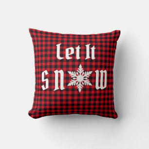Weihnachts-Schneeflocken-Kissen Kissen