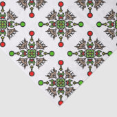 Weihnachts-Schneeflocken-Mandala Seidenpapier (Detail)