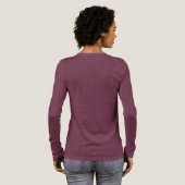 Weihnachts-Schneeflocken-Ornament Tri-Blend Shirt (Voller Rückseite)