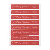 Weihnachts-Schneeflocken Personalisierter Urlaub (Bogen)