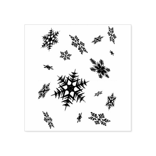 Weihnachts-Schneeflocken Scrapbook Holzkunststbrüc Gummistempel (Prägung)