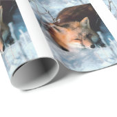 Weihnachts-Schneefraut Weihnachten Weihnachten Wei Geschenkpapier (Rolleneckpunkt)