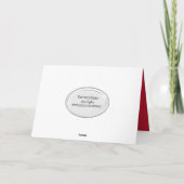 Weihnachts-Schneeglobe für Oma Feiertagskarte (Rückseite)