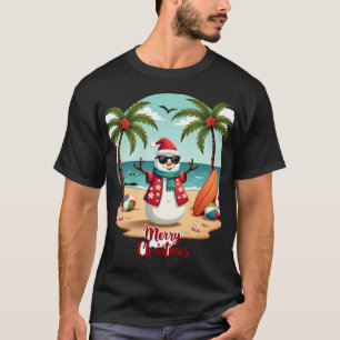 Weihnachts-Schneemann (1) T-Shirt
