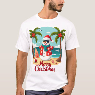 Weihnachts-Schneemann (1) T-Shirt