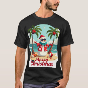 Weihnachts-Schneemann (3) T-Shirt