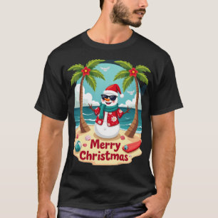 Weihnachts-Schneemann (4) T-Shirt