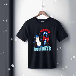 Weihnachts-Schneemann Baby T-shirt