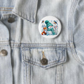 Weihnachts-Schneemann Button (Beispiel)