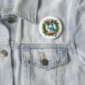 Weihnachts-Schneemann Button (Beispiel)