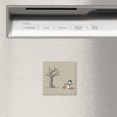 Weihnachts-Schneemann Fuchs und Reh Waldtier Magnet (In Situ (Geschirrspüler))