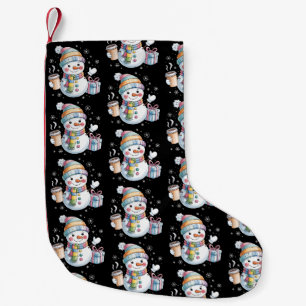Weihnachts Schneemann Geschenk Urlaub Winter Xmas Kleiner Weihnachtsstrumpf