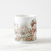 Weihnachts-Schneemann Kaffeetasse (Mittel)