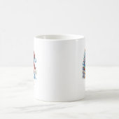 Weihnachts-Schneemann Kaffeetasse (Mittel)
