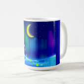 Weihnachts-Schneemann Kaffeetasse (VorderseiteRechts)
