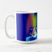 Weihnachts-Schneemann Kaffeetasse (Links)