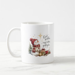 Weihnachts-Schneemann-Kaffeetasse Kaffeetasse