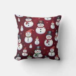 Weihnachts-Schneemann-Kissen Kissen