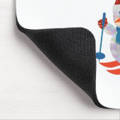 Weihnachts-Schneemann Mousepad (Ecke)