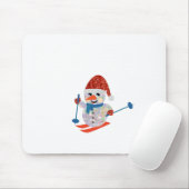 Weihnachts-Schneemann Mousepad (Mit Mouse)