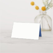 Weihnachts-Schneemann Platzkarte (Rückseite)