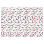 Weihnachts-Schneemann rote Candy Cane Tischdecke  (Vorderseite (Horizontal))