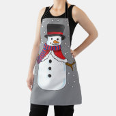 Weihnachts-Schneemann Schürze (InSitu)