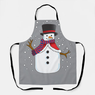 Weihnachts-Schneemann Schürze