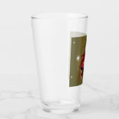 Weihnachts-Schneemann-Strumpf Glas (Rechts)