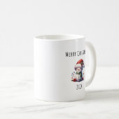 Weihnachts-Schneemann-Tasse Kaffeetasse (VorderseiteRechts)