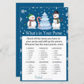 Weihnachts-Schneemann Was ist in deinem Handyspiel (Vorne/Hinten)