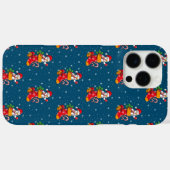 Weihnachts-Schneemann Whimsical Muster Case-Mate iPhone Hülle (Rückseite (Horizontal))