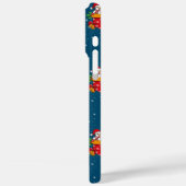 Weihnachts-Schneemann Whimsical Muster Case-Mate iPhone Hülle (Rückseite / Links)