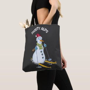 Weihnachts-Schneemanns Frostweg Tasche