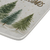 Weihnachts-Schneidbrett, Baum Schneidebrett (Ecke)