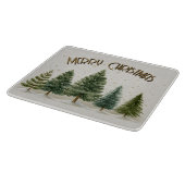 Weihnachts-Schneidbrett, Baum Schneidebrett (Ecke)